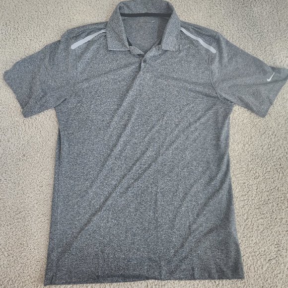 nike Other - Nike Golf Tour Performance Dri-Fit Polo size M Medium Gray